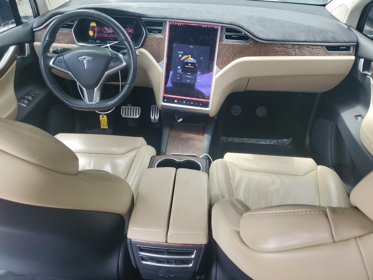 2017 Tesla Model X VIN: 5YJXCBE48HF051739 Lot: 57266475