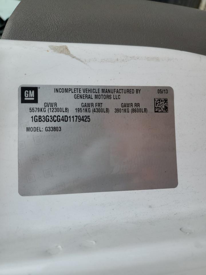 2013 Chevrolet Express G3500 VIN: 1GB3G3CG4D1179425 Lot: 57982215