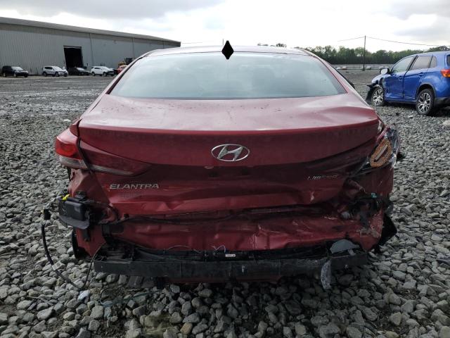 Sedans HYUNDAI ELANTRA 2017 Red