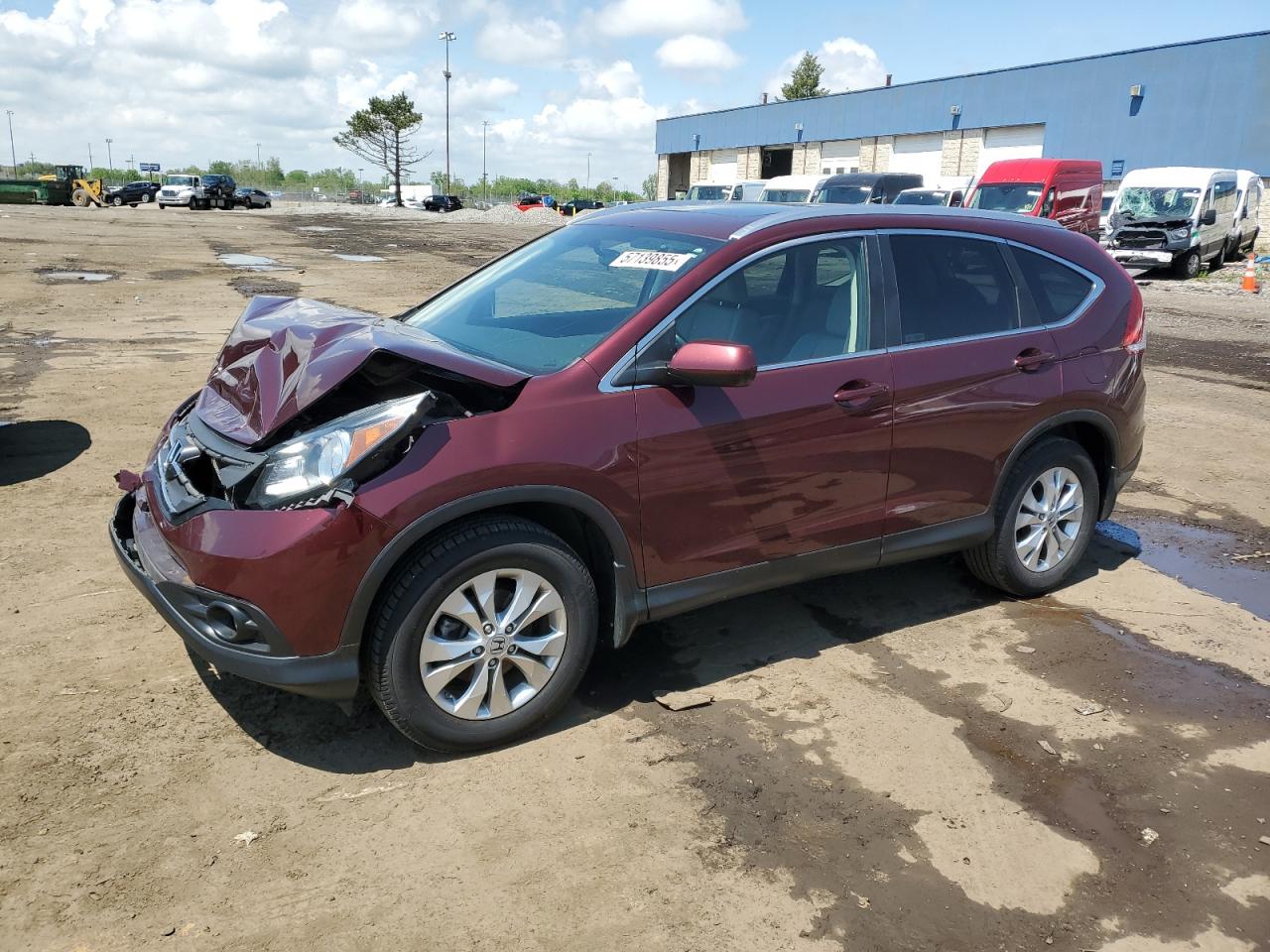 2013 Honda Cr-V Exl იყიდება Woodhaven-ში, MI - Front End