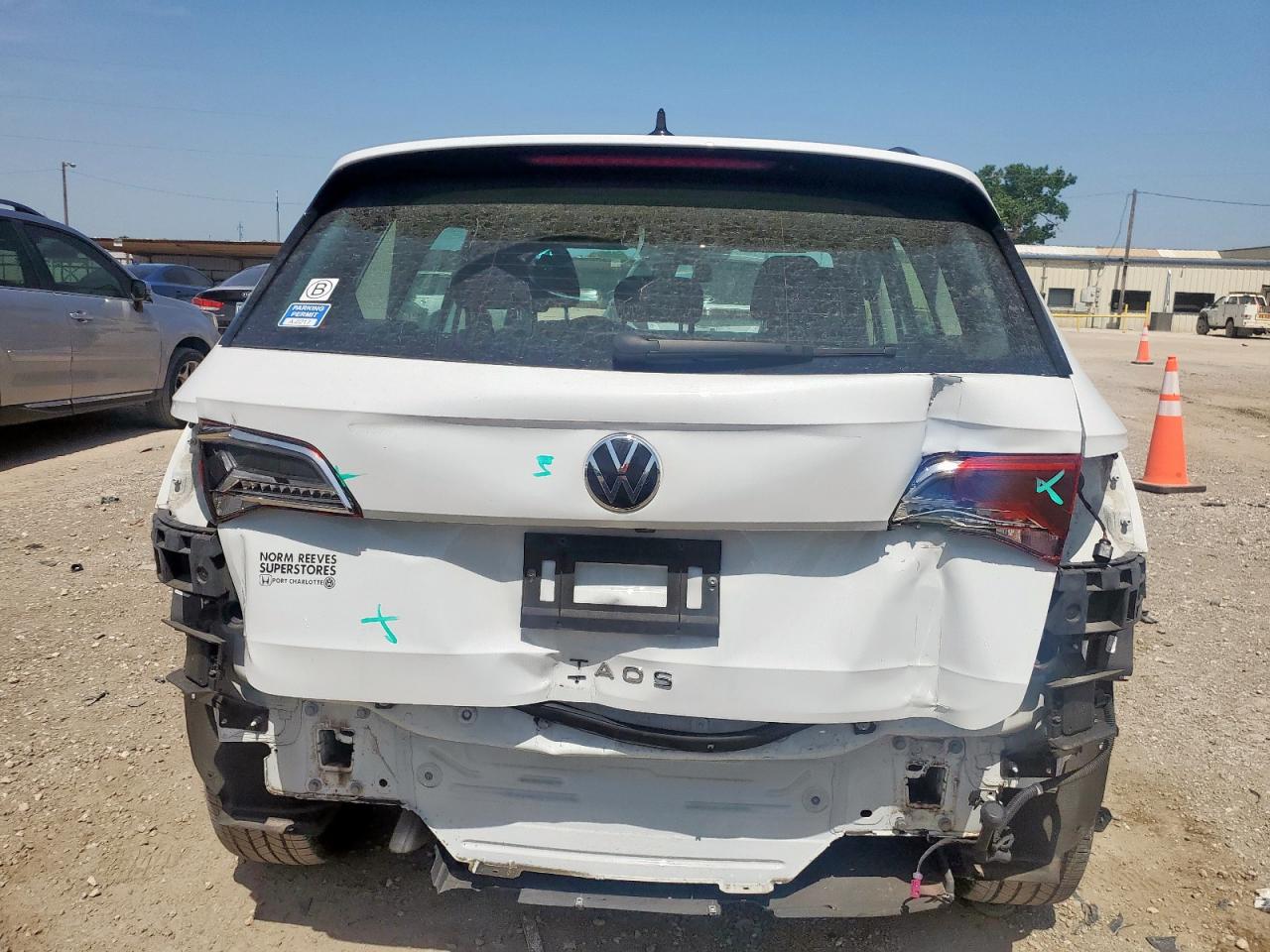 2022 Volkswagen Taos S VIN: 3VVDX7B28NM006316 Lot: 57313175