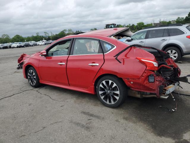  NISSAN SENTRA 2019 Czerwony