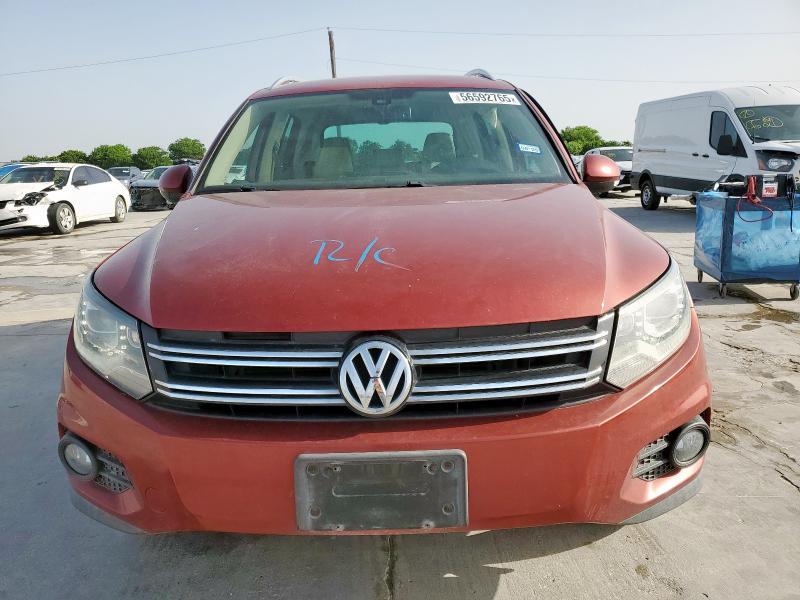  VOLKSWAGEN TIGUAN 2016 Burgundy