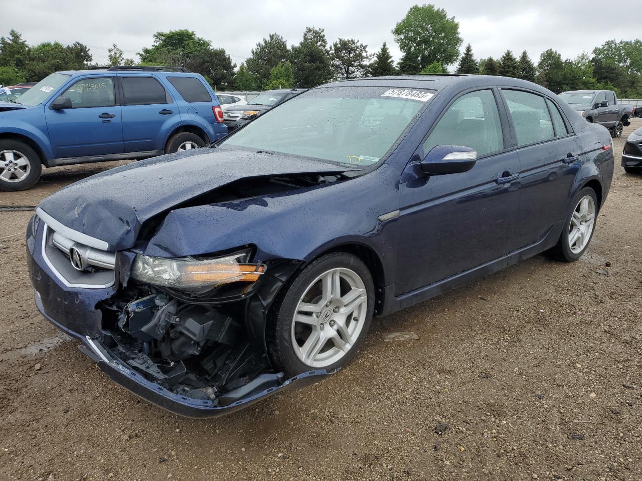 2008 Acura Tl blue null gas 19UUA66208A035347 photo #1