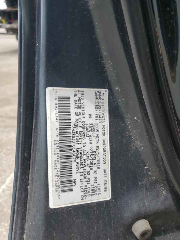 1996 Toyota Land Cruiser Hj85 VIN: JT3HJ85J0T0146679 Lot: 56166015