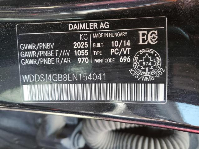 2014 MERCEDES-BENZ CLA 250 4MATIC