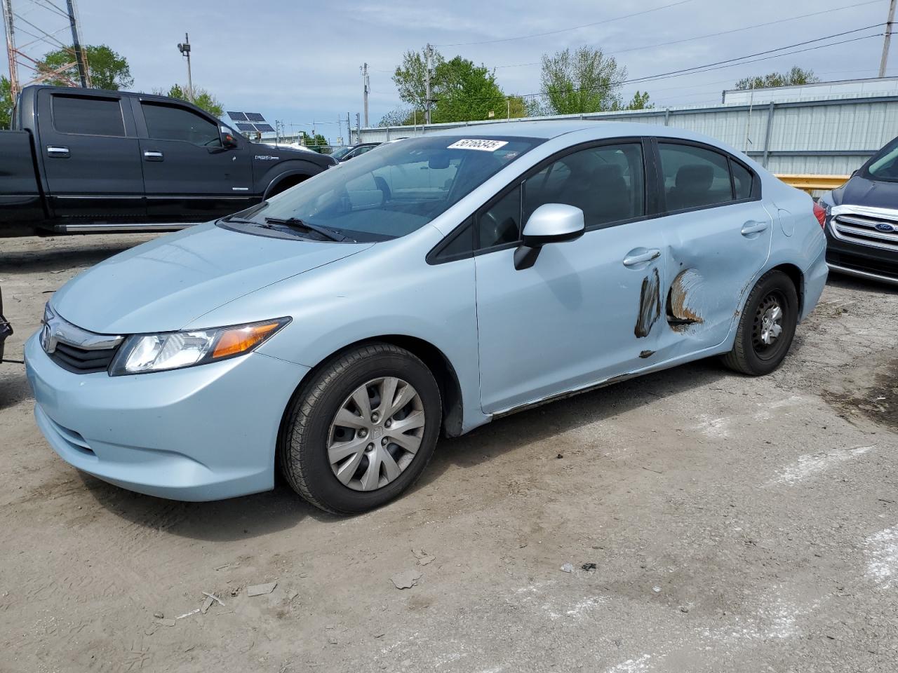 2012 Honda Civic Lx იყიდება Dyer-ში, IN - Side