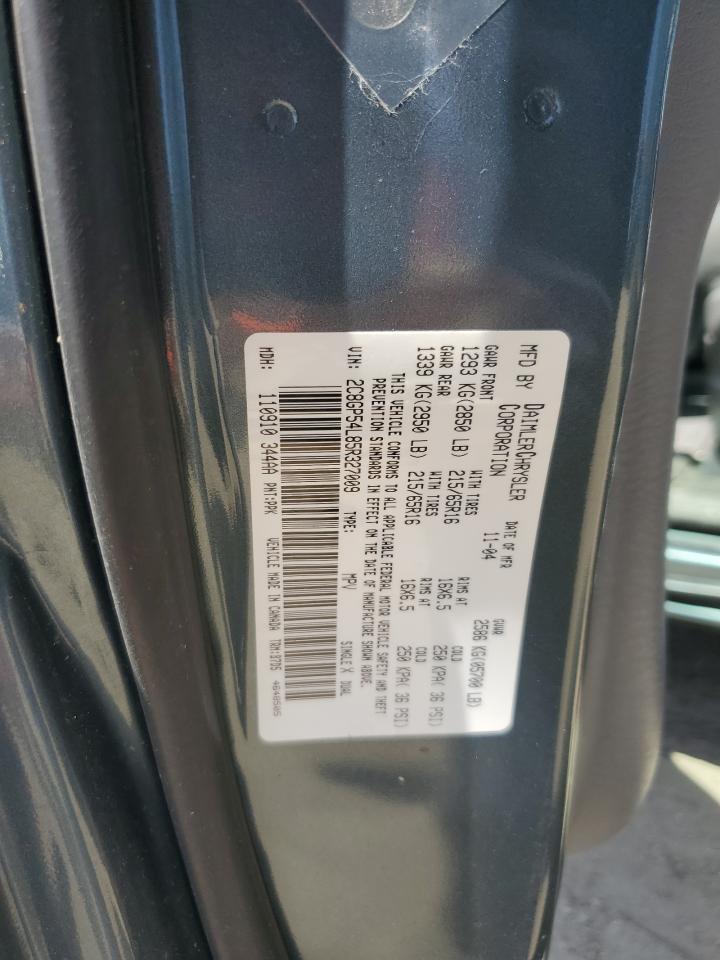 2005 Chrysler Town & Country Touring VIN: 2C8GP54L85R327009 Lot: 56355685