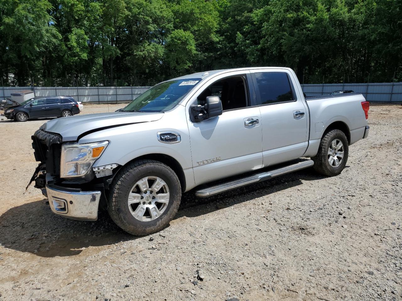 2017 Nissan Titan Sv for Sale in Austell, GA - Front End