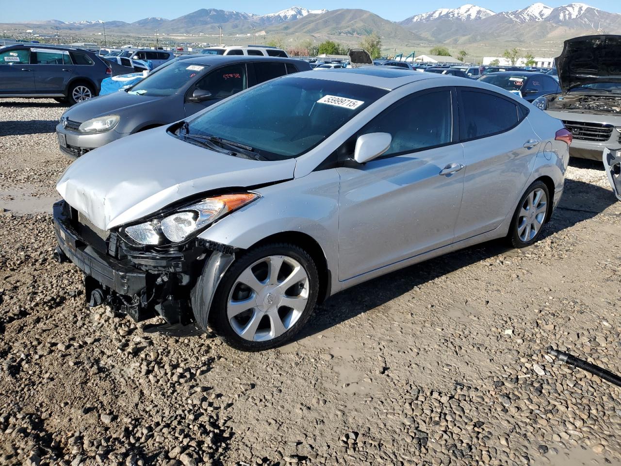 2013 Hyundai Elantra Gls de vânzare în Magna, UT - Front End