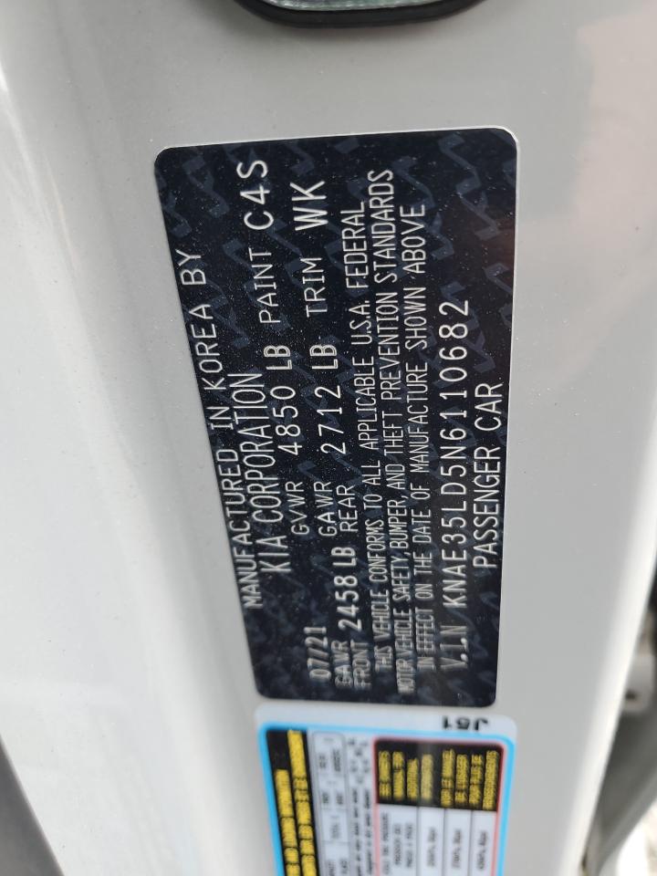 2022 Kia Stinger Gt Line VIN: KNAE35LD5N6110682 Lot: 56673865