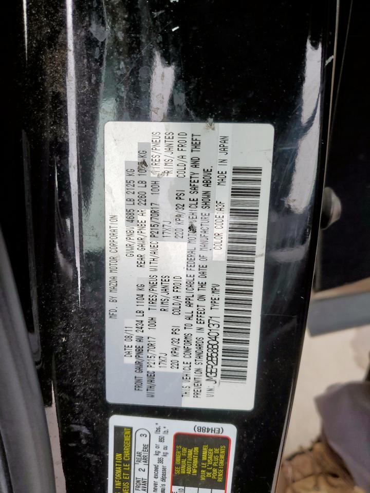 2011 Mazda Cx-7 VIN: JM3ER2B58B0401371 Lot: 56163195