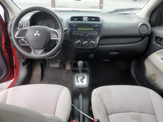  MITSUBISHI MIRAGE 2017 Czerwony