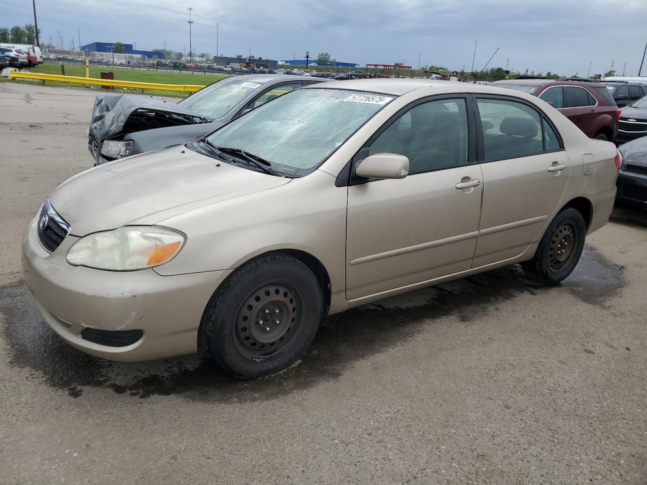 2005 Toyota Corolla Ce en Venta en Woodhaven, MI - Side