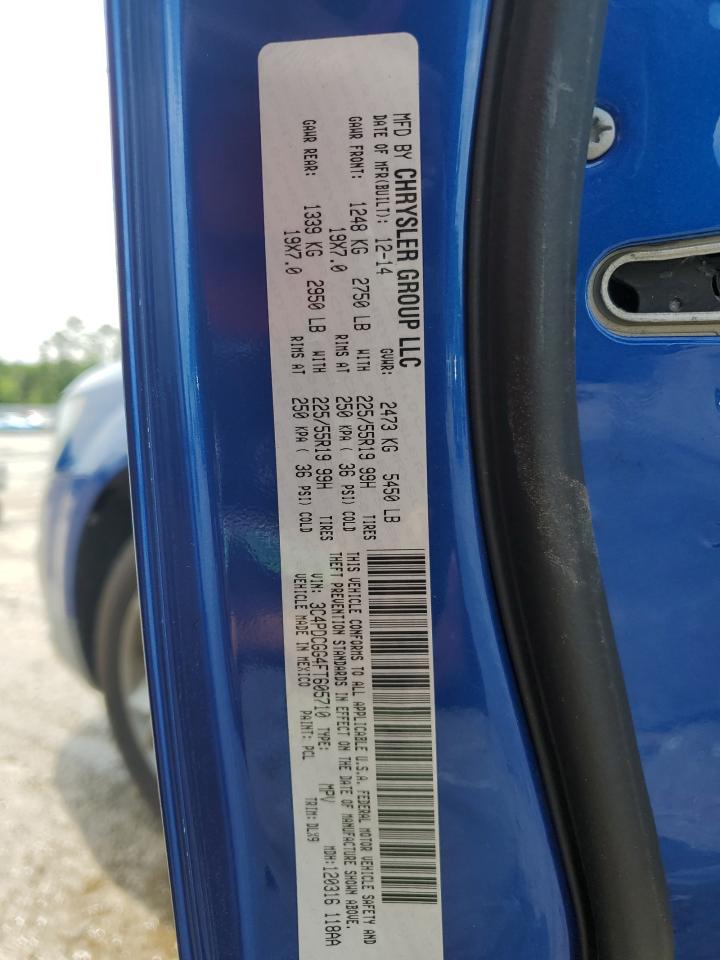 2015 Dodge Journey Crossroad VIN: 3C4PDCGG4FT605710 Lot: 56181445