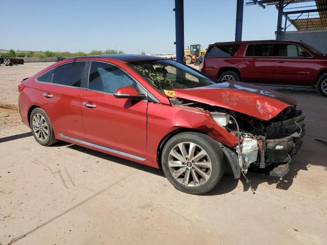  HYUNDAI SONATA 2017 Красный