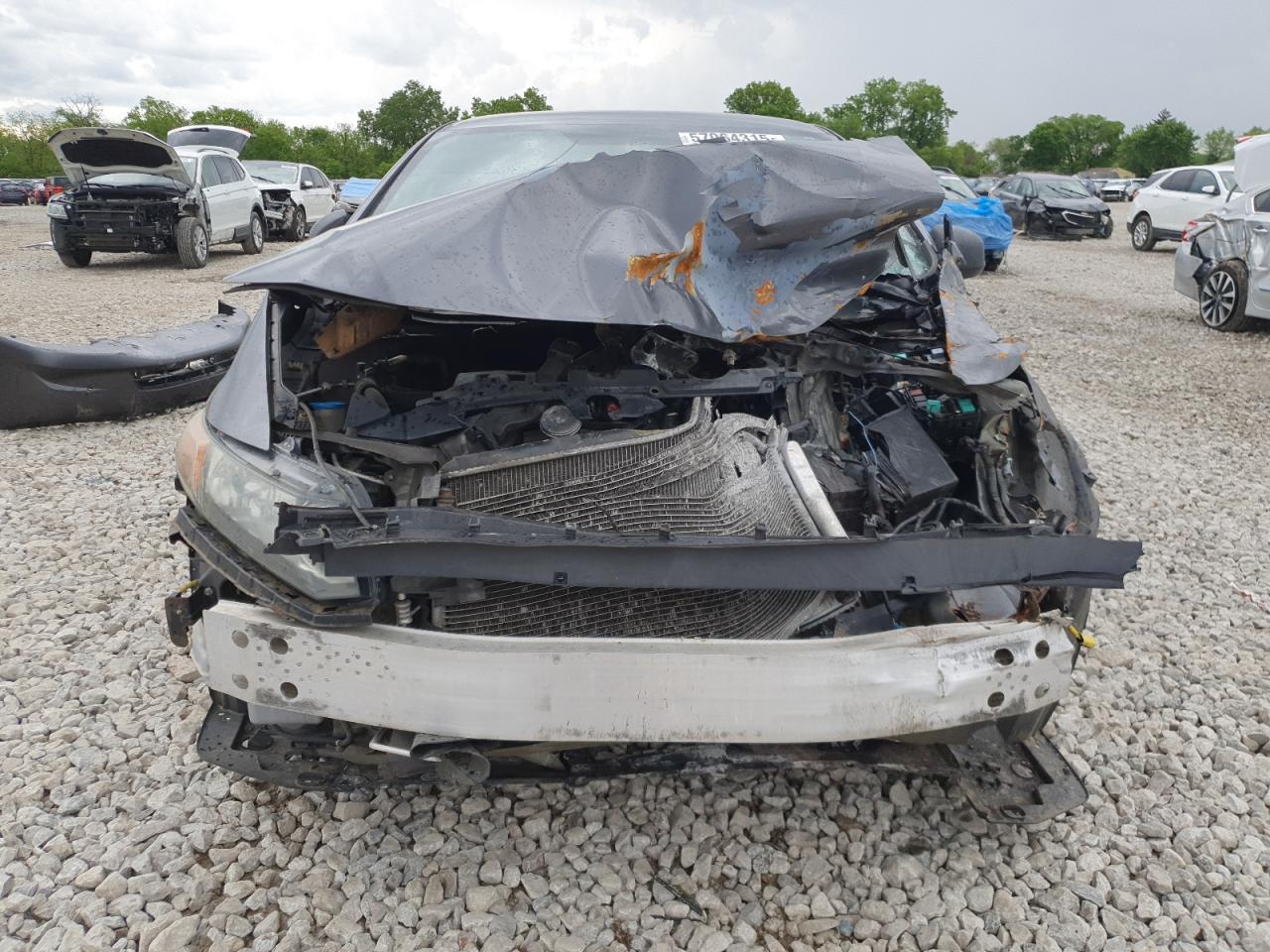 2012 Honda Civic Lx VIN: 19XFB2F5XCE387459 Lot: 57064315