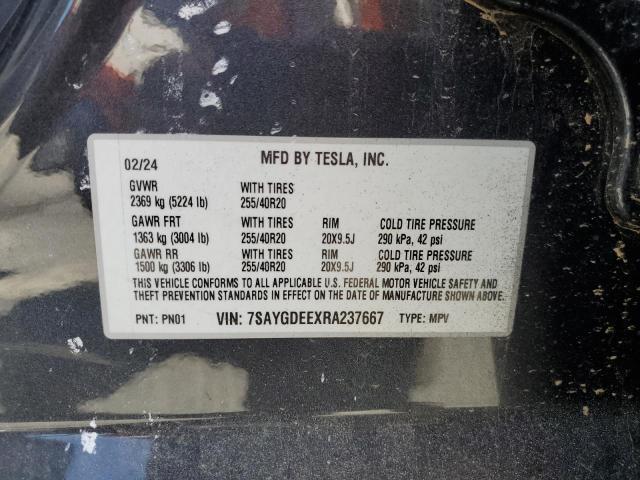 2024 TESLA MODEL Y   