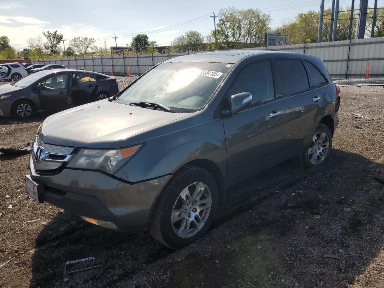 2007 Acura Mdx Technology იყიდება Chicago Heights-ში, IL - Front End