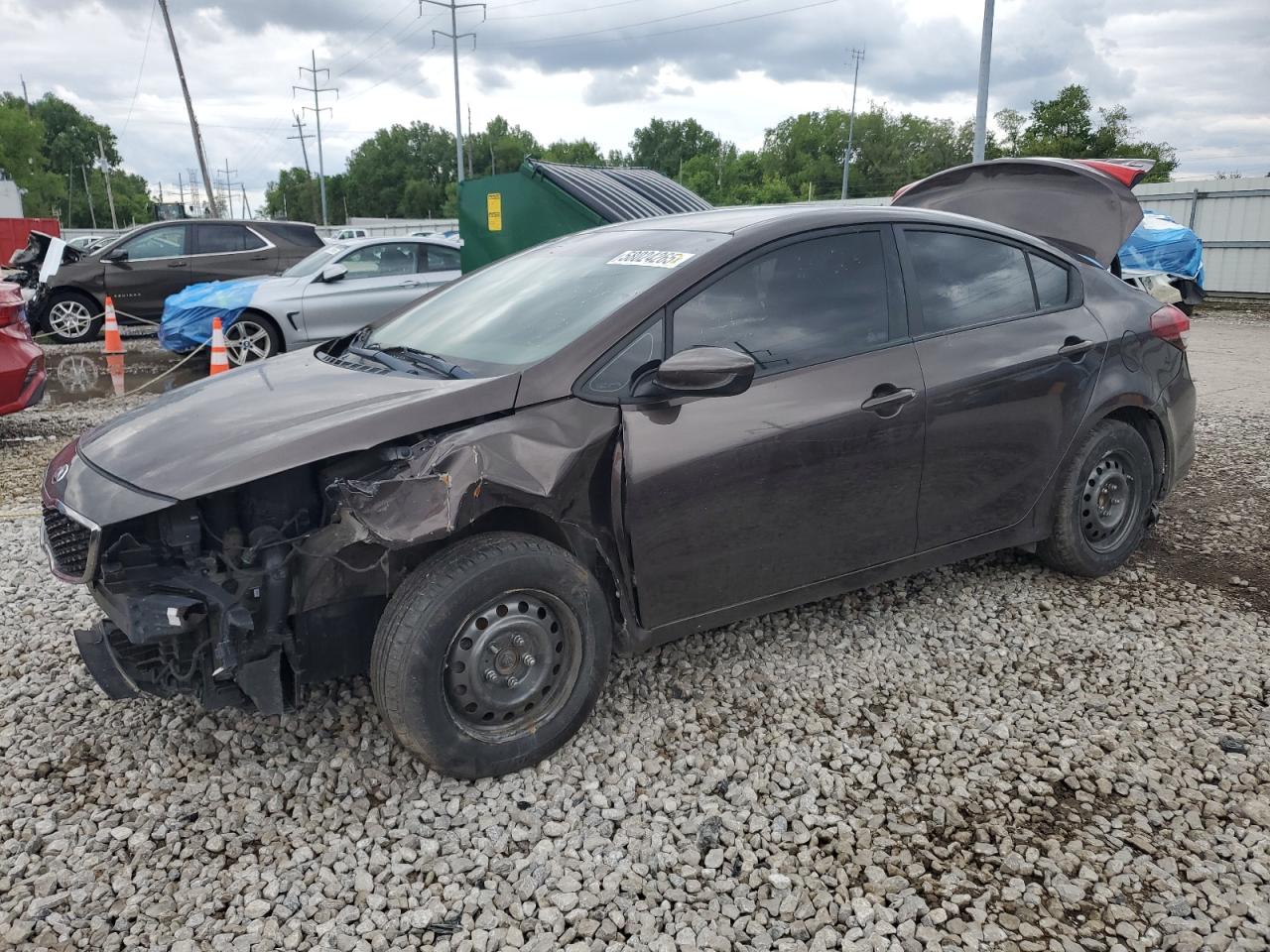 2018 Kia Forte Lx de vânzare în Columbus, OH - Side