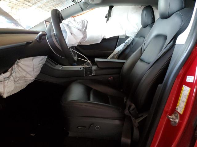  TESLA MODEL Y 2021 Красный