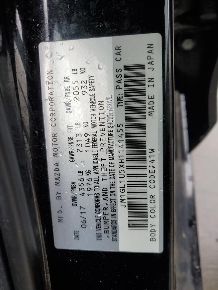 2017 Mazda 6 Sport VIN: JM1GL1U5XH1141455 Lot: 57176055