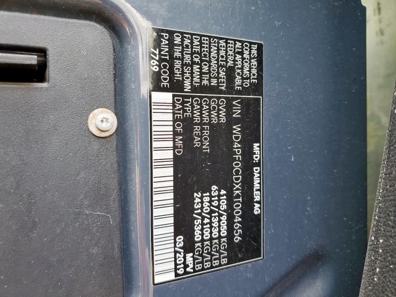 2019 MERCEDES-BENZ SPRINTER 2500/3500