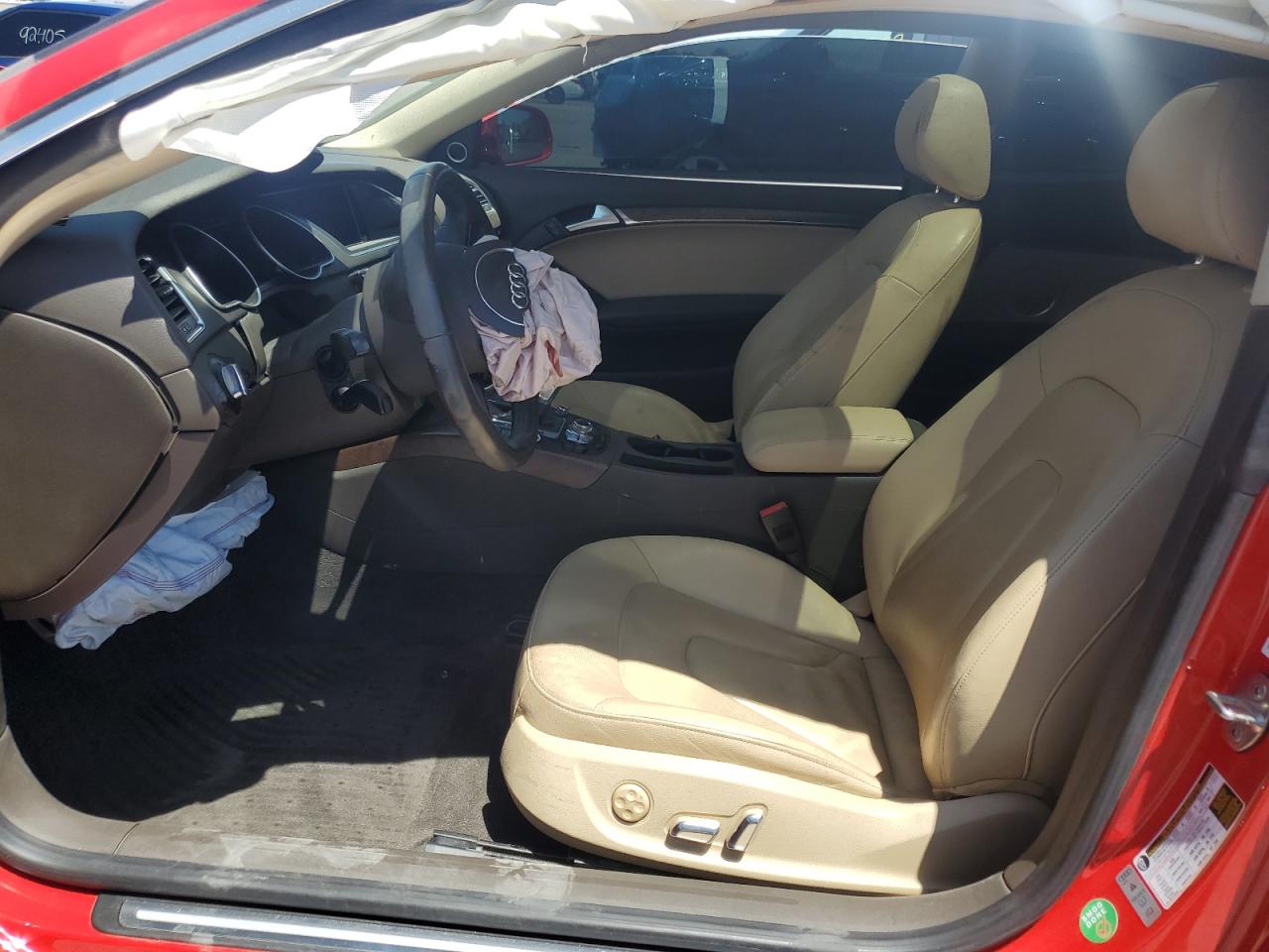 2013 Audi A5 Premium Plus VIN: WAULFAFR0DA024240 Lot: 59207105
