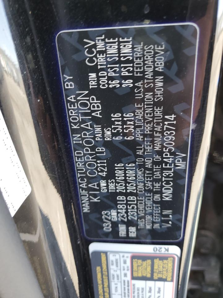 2023 Kia Niro Sx VIN: KNDCT3LE4P5093714 Lot: 57182585