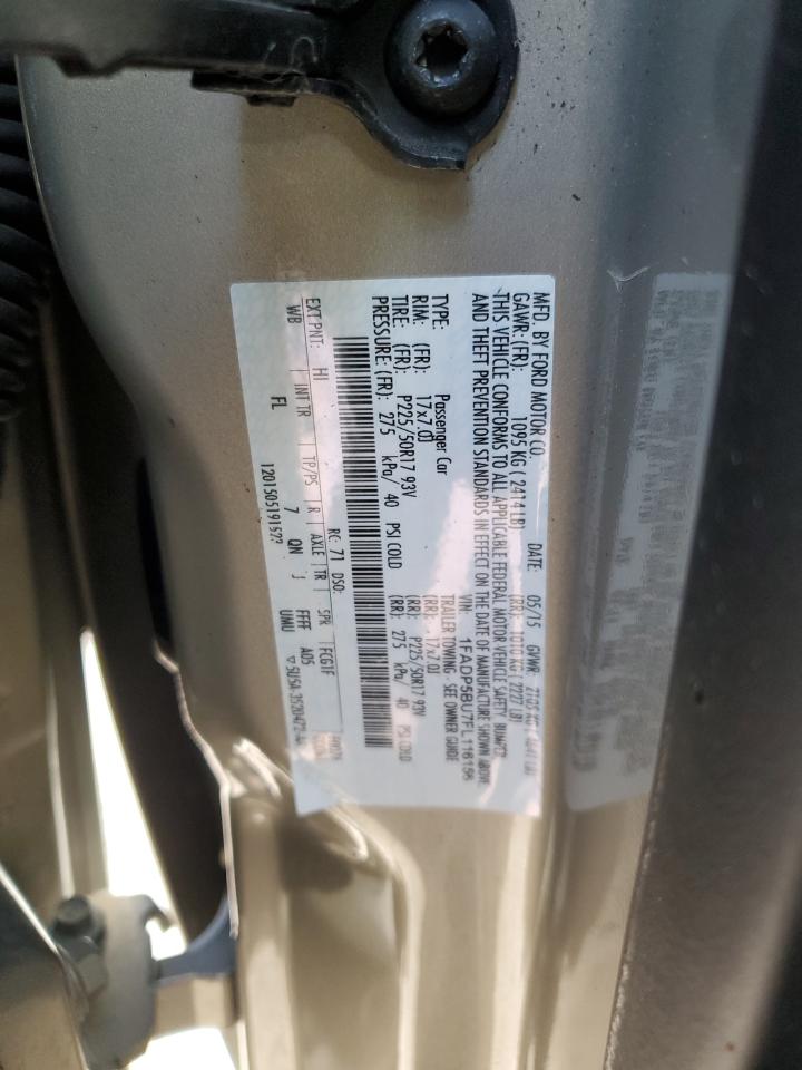 2015 Ford C-Max Sel VIN: 1FADP5BU7FL116156 Lot: 55599005