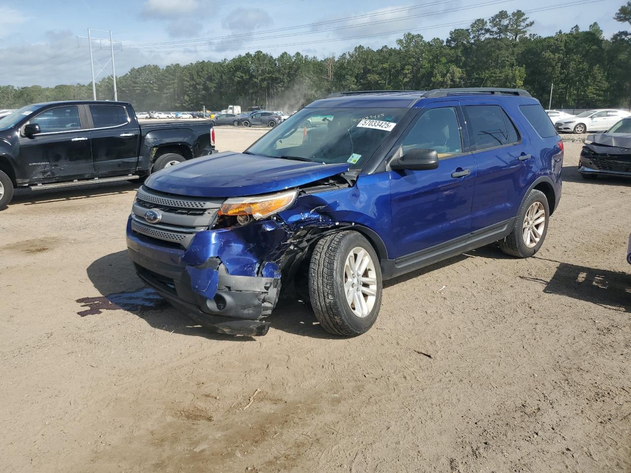 2015 Ford Explorer de vânzare în Greenwell Springs, LA - Front End