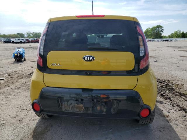  KIA SOUL 2016 Жовтий