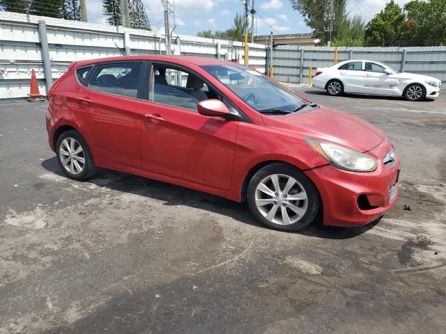  HYUNDAI ACCENT 2012 Czerwony