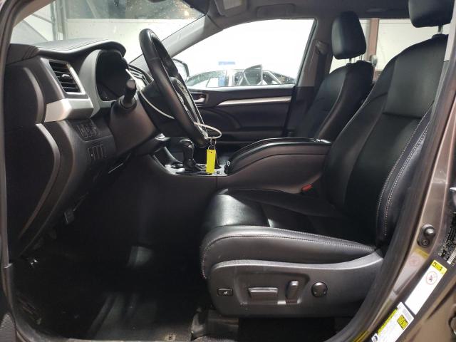  TOYOTA HIGHLANDER 2019 Сharcoal