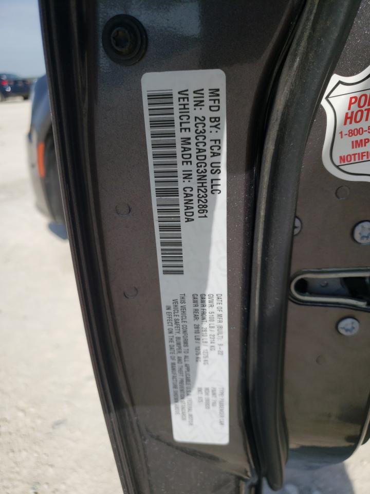 2022 Chrysler 300 Touring L VIN: 2C3CCADG3NH232861 Lot: 56658365