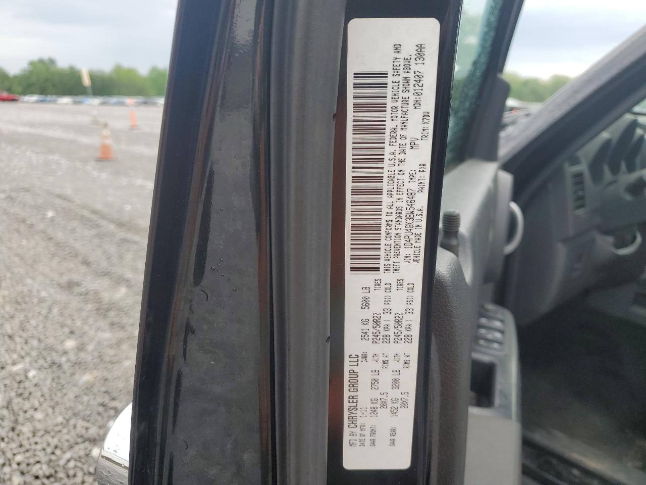 2011 Dodge Nitro Heat VIN: 1D4PU4GK3BW546487 Lot: 56799525
