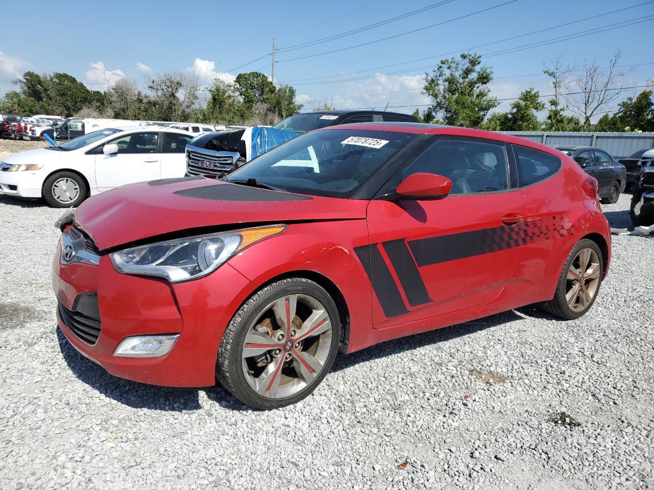 2016 Hyundai Veloster na sprzedaż w Riverview, FL - Front End