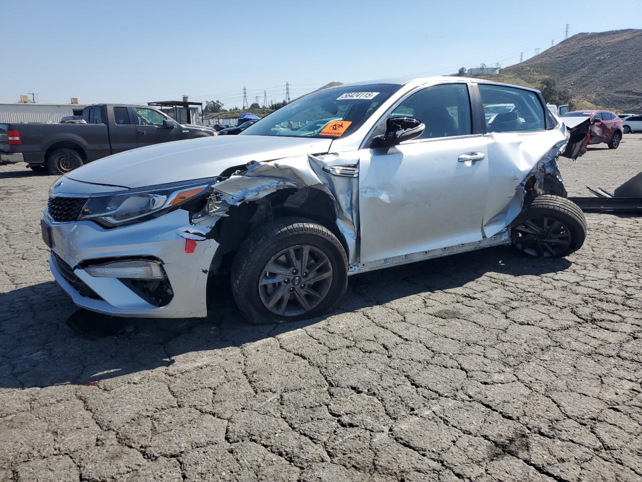 2020 Kia Optima Lx იყიდება Colton-ში, CA - Rear End