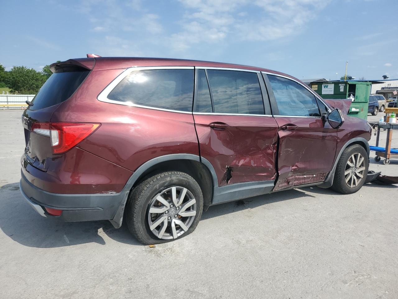 2021 Honda Pilot Exl VIN: 5FNYF5H56MB043330 Lot: 56877465