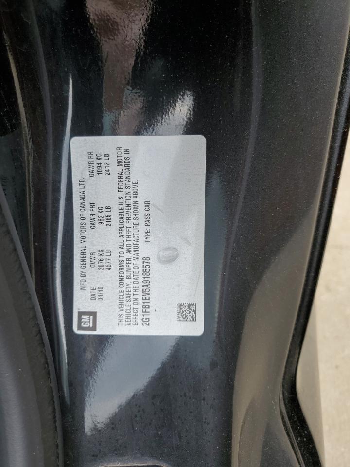 2010 Chevrolet Camaro Lt VIN: 2G1FB1EV5A9185578 Lot: 55060175