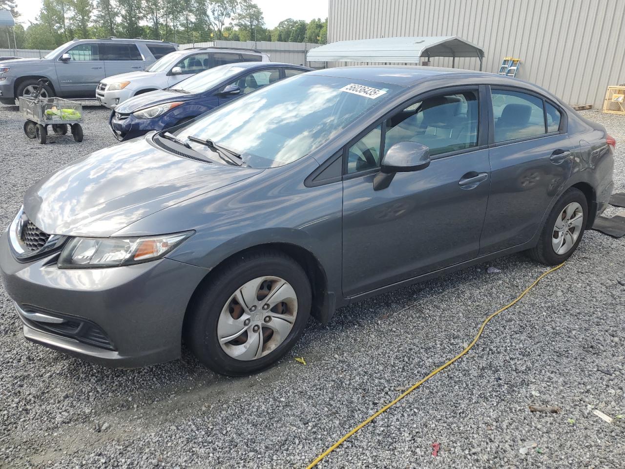 2013 Honda Civic Lx na sprzedaż w Spartanburg, SC - Side