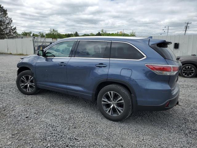  TOYOTA HIGHLANDER 2016 Blue