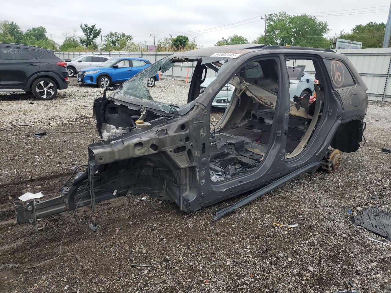 2017 Jeep Grand Cherokee Limited на продаже в Chicago Heights, IL - Vandalism