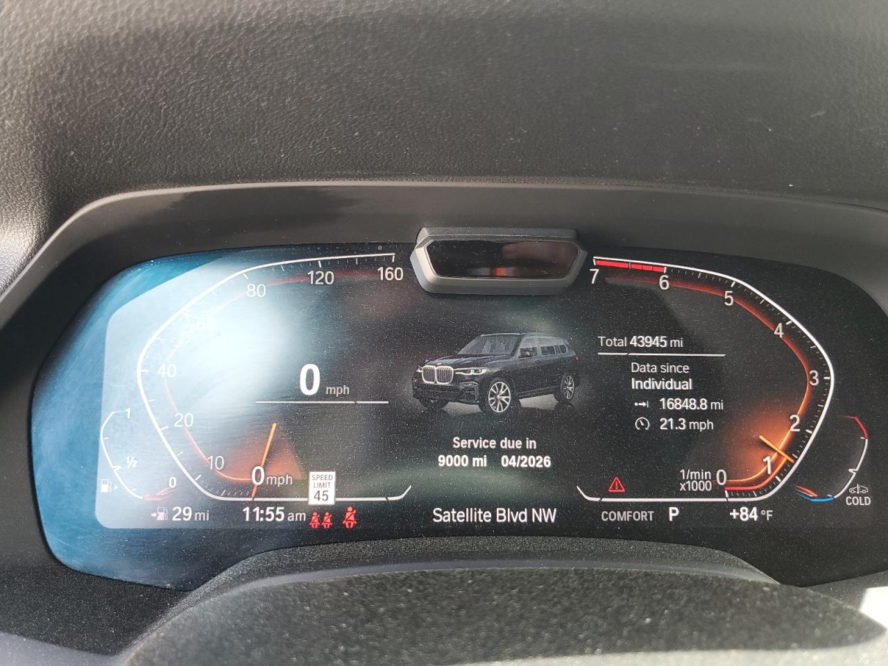2019 BMW X7 xDrive50I VIN: 5UXCX4C59KLB39487 Lot: 55618605