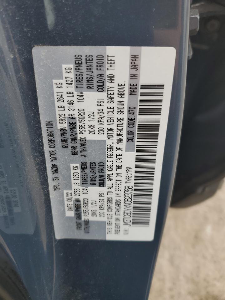 2022 Mazda Cx-9 Grand Touring VIN: JM3TCBDYXN0623768 Lot: 56420775