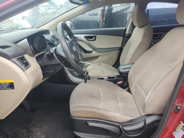  HYUNDAI ELANTRA 2016 Красный