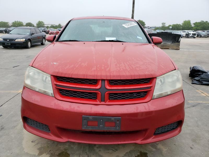 Седани DODGE AVENGER 2014 Червоний