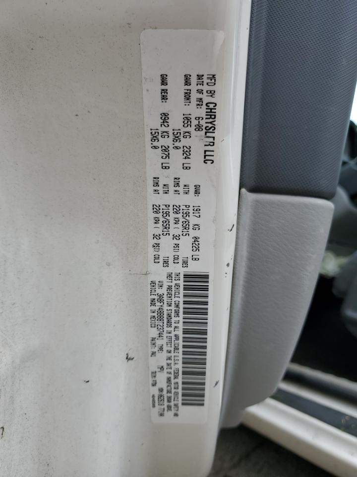 2008 Chrysler Pt Cruiser VIN: 3A8FY48B88T237441 Lot: 58011565