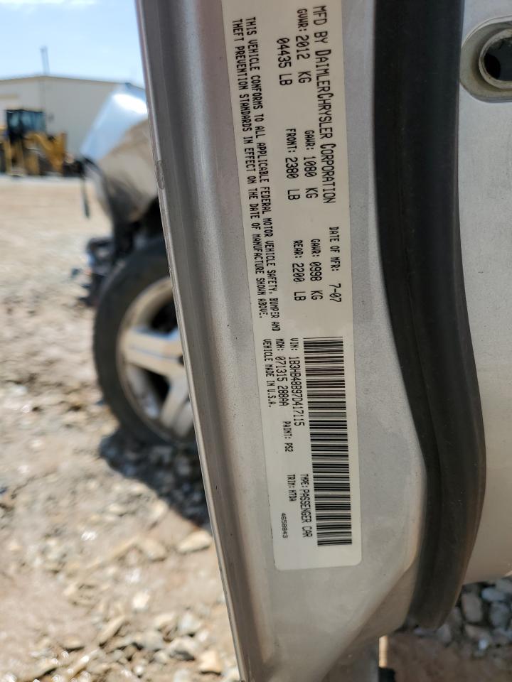 2007 Dodge Caliber Sxt VIN: 1B3HB48B97D417115 Lot: 56798075