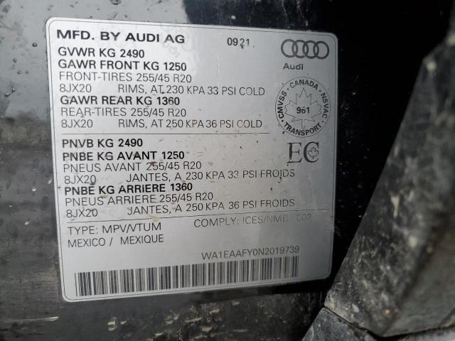 2022 AUDI Q5 PREMIUM PLUS 45  